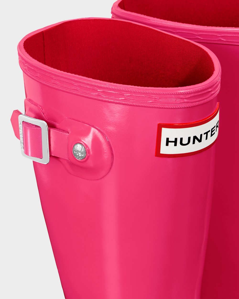 Kids Hunter Original Big Gloss - Rain Boots Light Pink - 7692-RYEMA